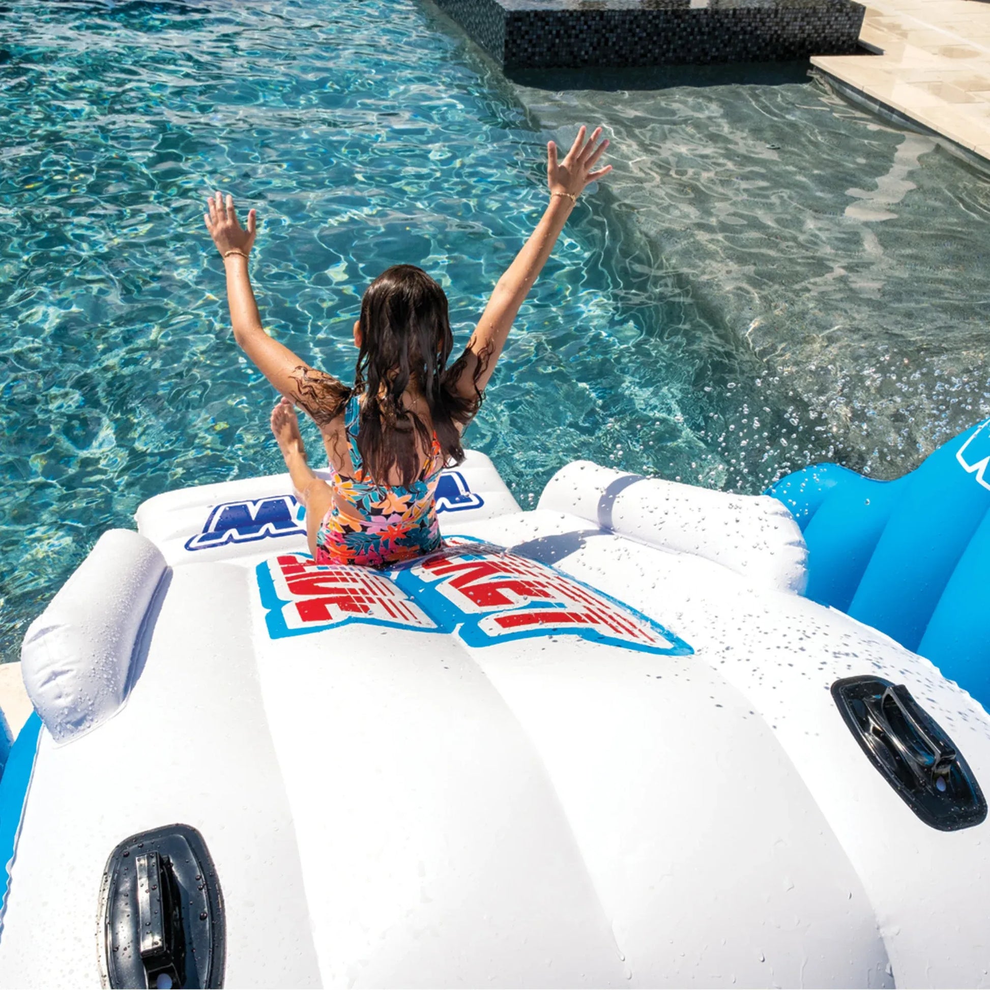 WOW Sports Rocket Pool Slide with Built-In Sprinklers