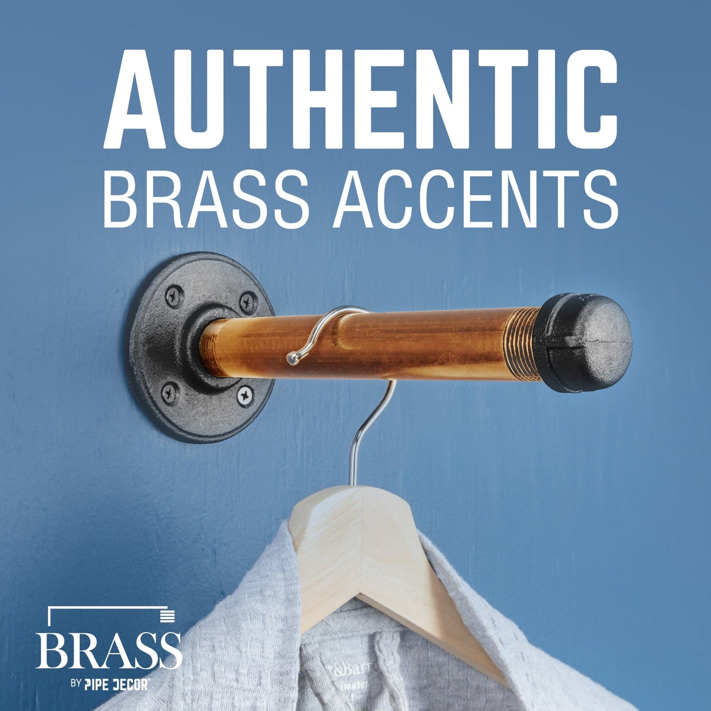 1/2 in. x 10 in. Red Brass Pipe