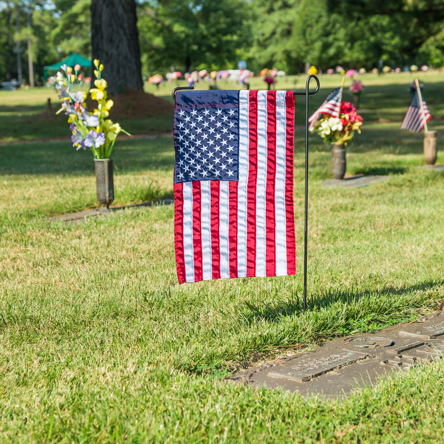 28" Cemetery Garden Flag Stand