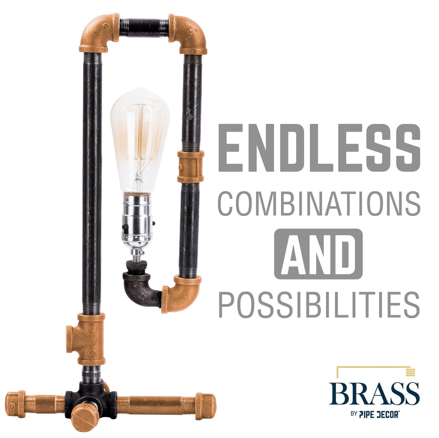 1/2 in. Red Brass Cap