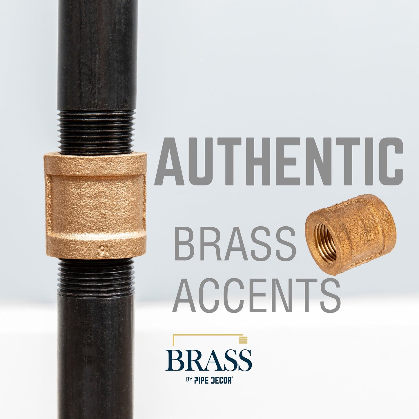 1/2 in. Red Brass Coupling