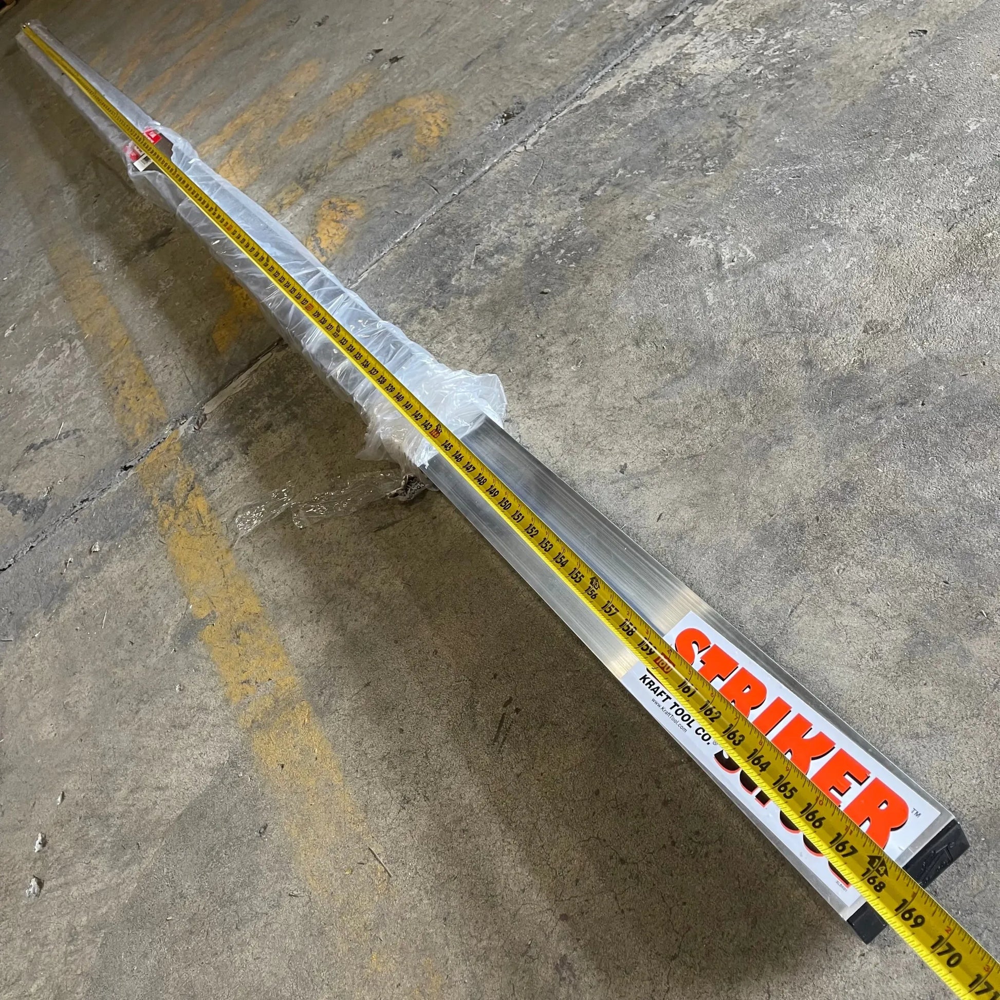 KRAFT TOOL CO. Striker Screed 168”x3-1/2”x1-1/2” ALUMINUM CC612AL
