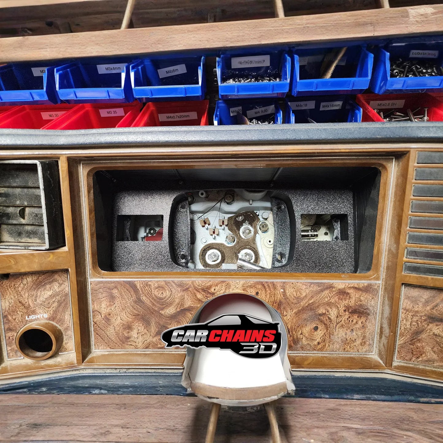 3D Printed Digital Dash Bezel for 1978-1988 Chevrolet Monte Carlo & El Camino - CarChains3d