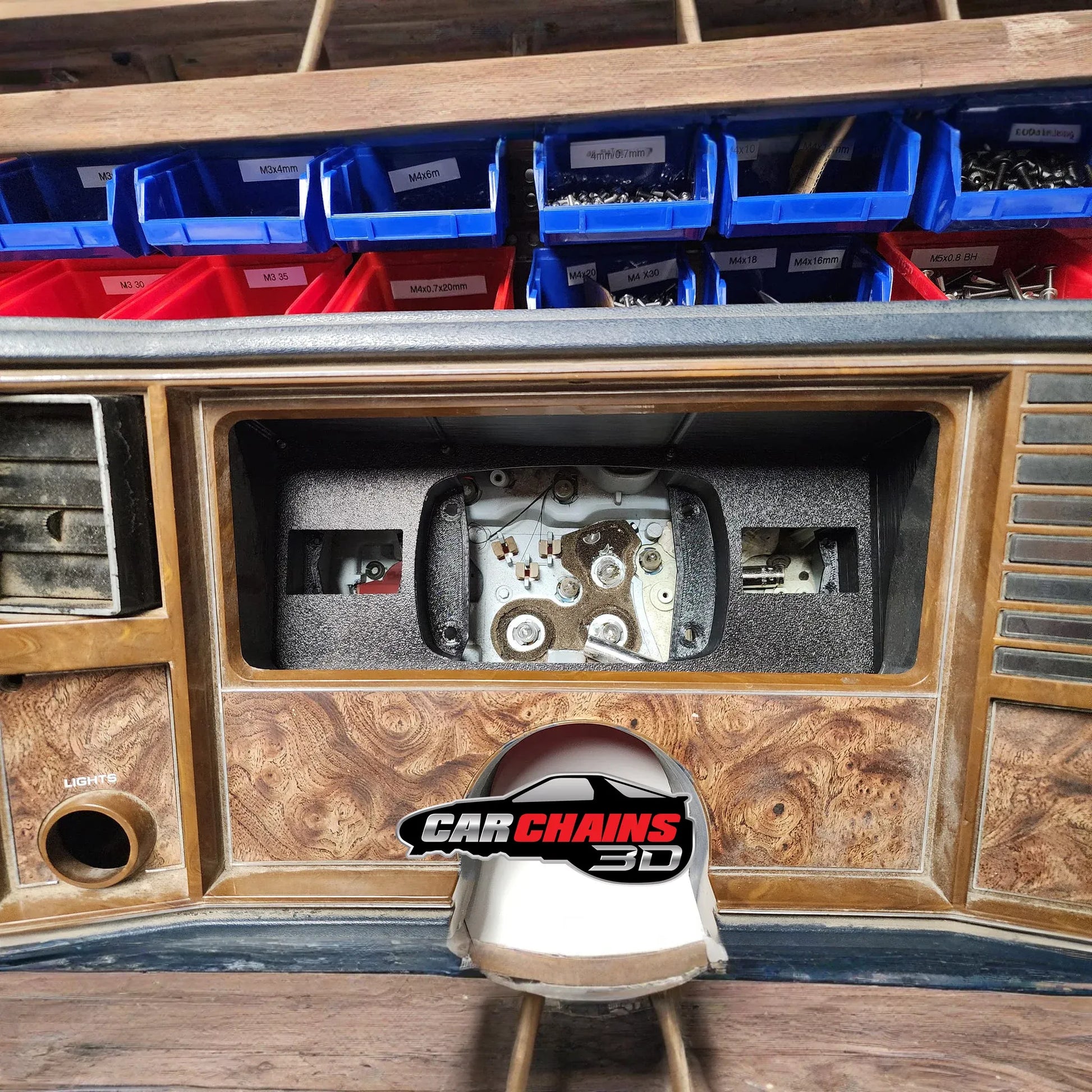 3D Printed Digital Dash Bezel for 1978-1988 Chevrolet Monte Carlo & El Camino - CarChains3d