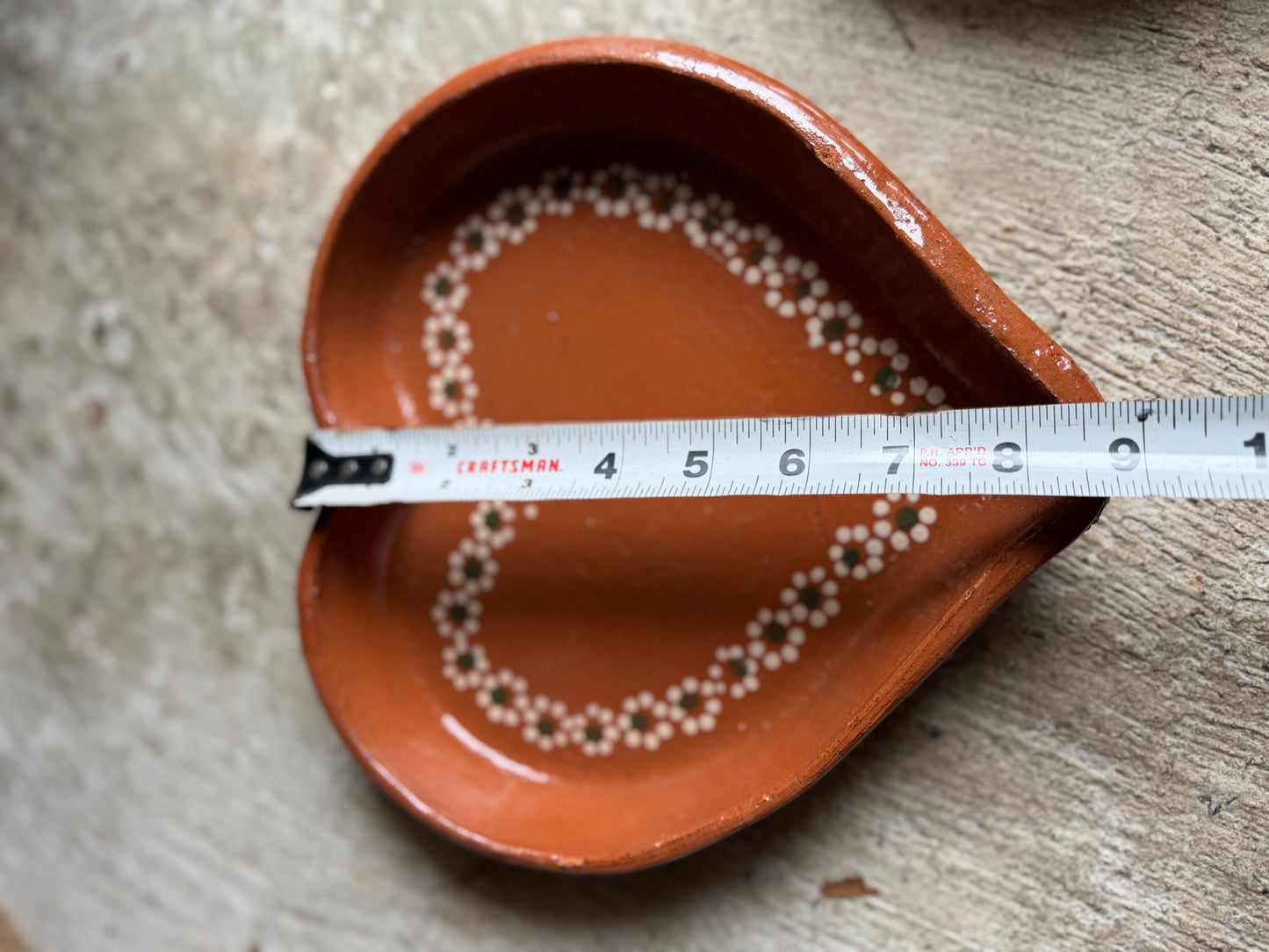 Heart-Shaped Barro Plate