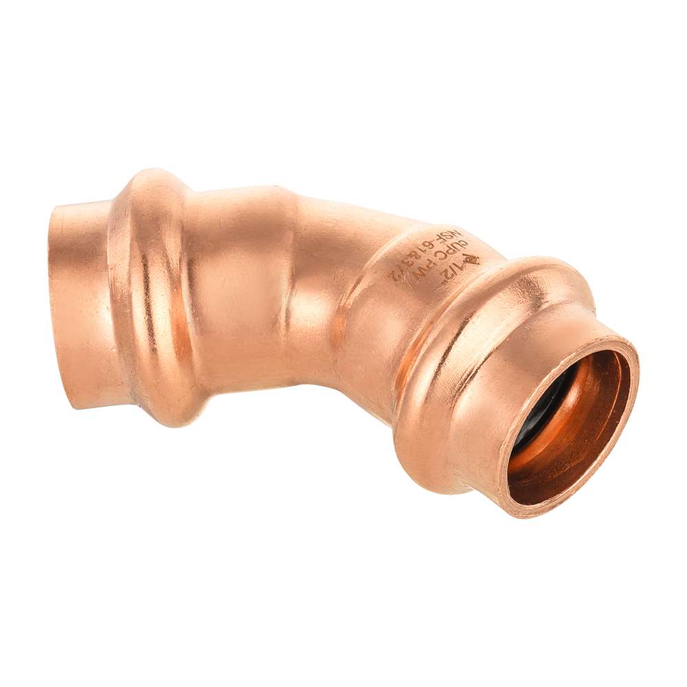 1/2" Press Copper 45° Elbow (Lead Free)