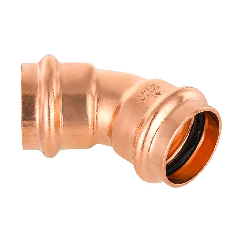 1" Press Copper 45° Elbow (Lead Free)
