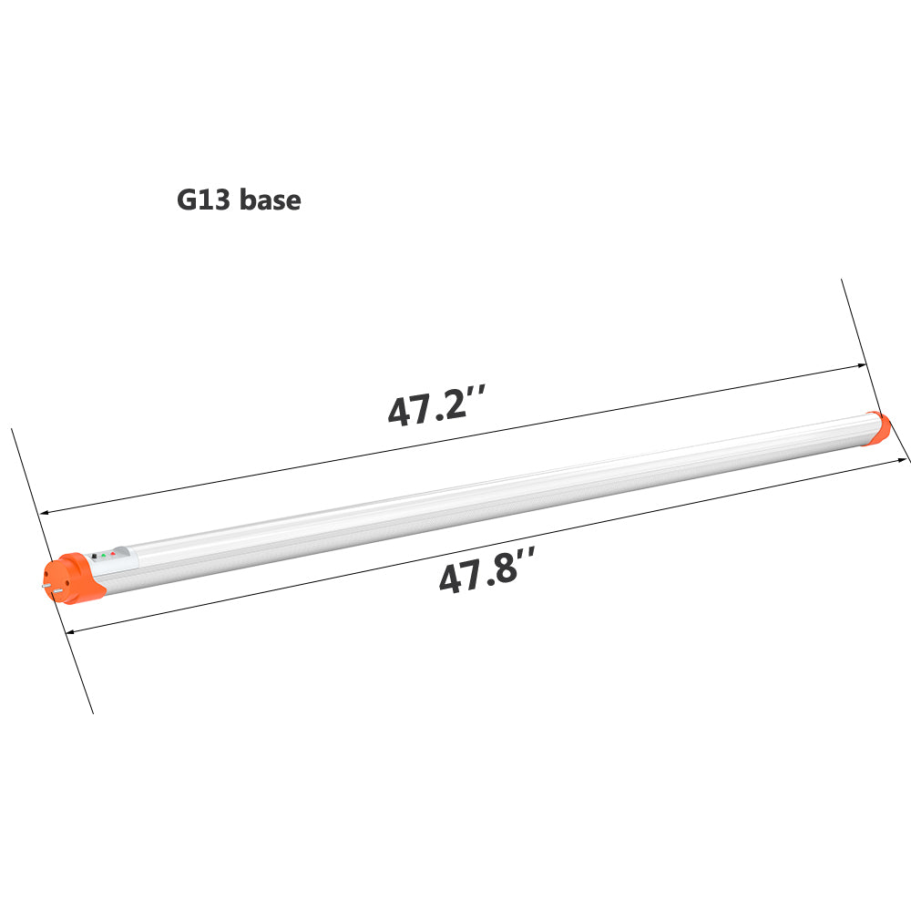 T8 Emergency Tube Light 4FT LED 15W 18W 100-277V High Brightness 3W 5W 8W Emergency Mode