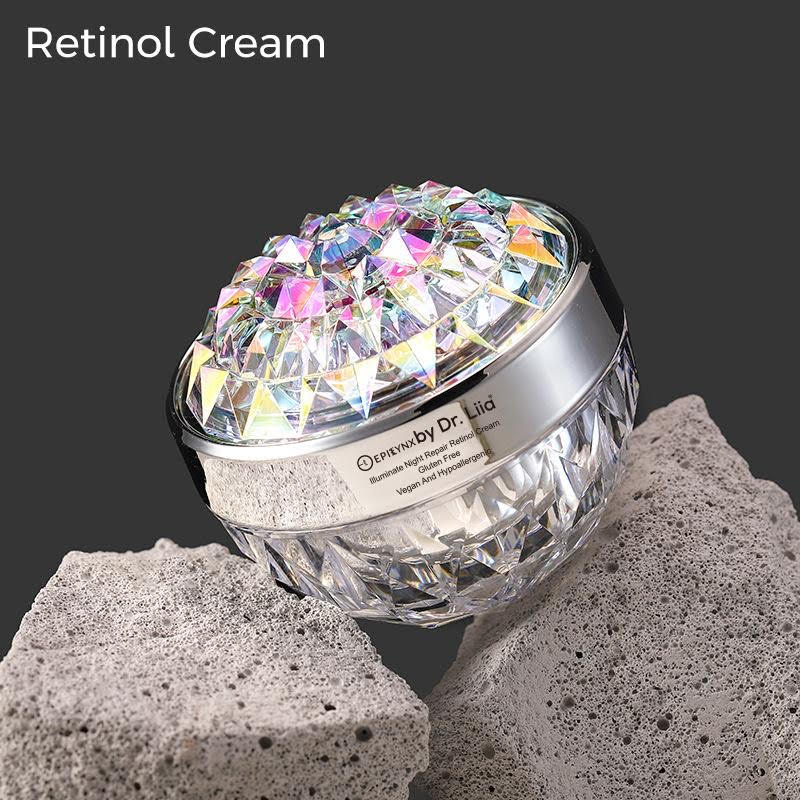 Retinol Anti-Aging Night Moisturizer – Gluten-Free, Vegan Cream for Radiant, Youthful Skin
