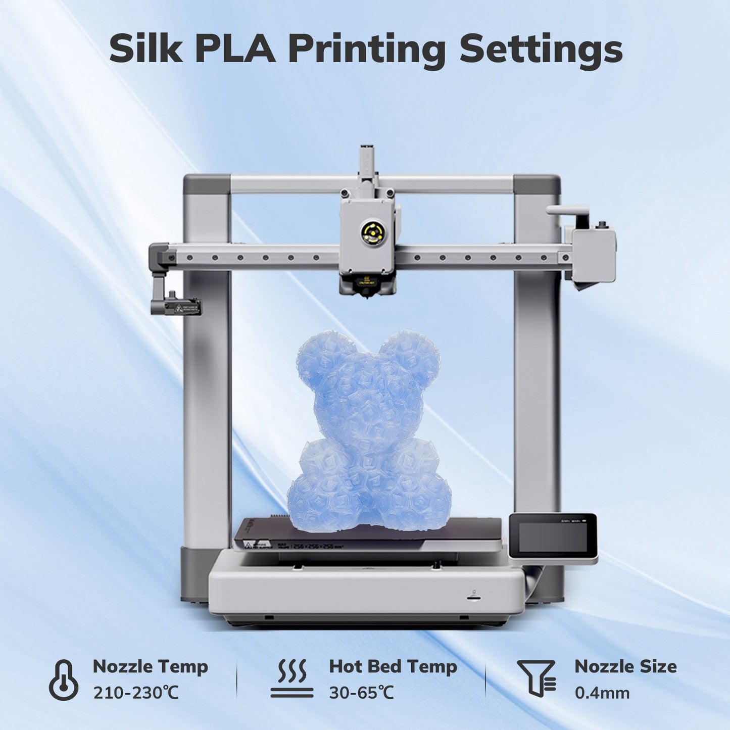PLA Crystal-Transparent 1.75mm, 1KG/2.2LB