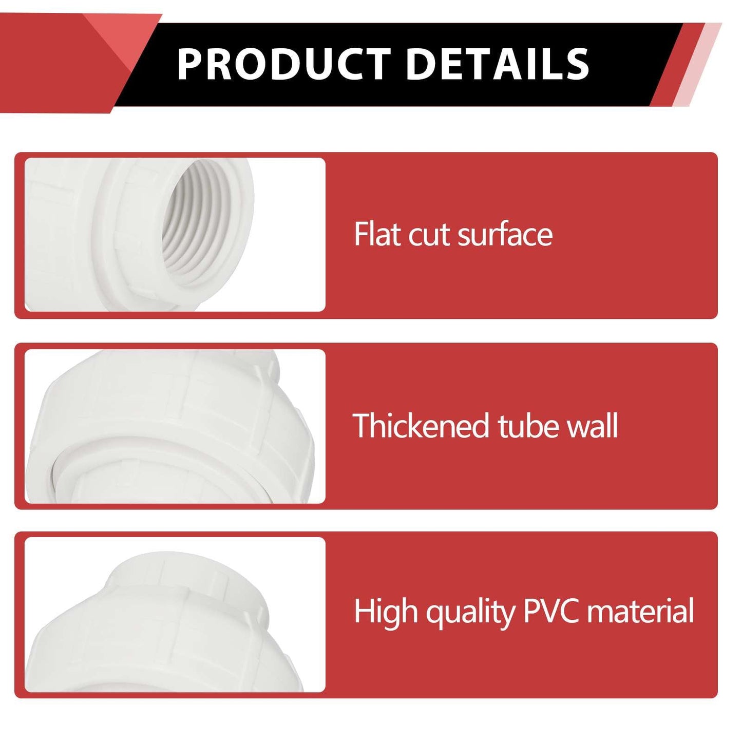 1-1/2" PVC FIP Union