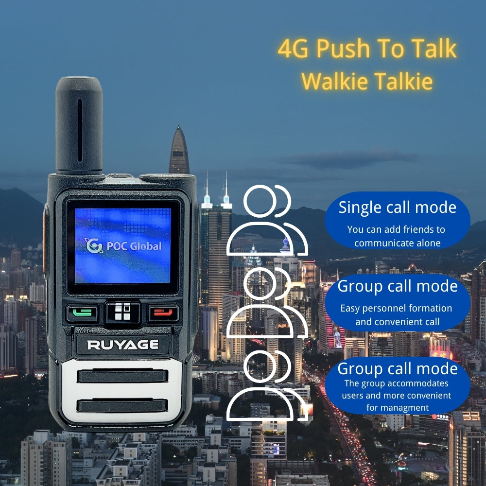 Ruyage Radio Nationwide PTT Walkie-Talkie(X10)
