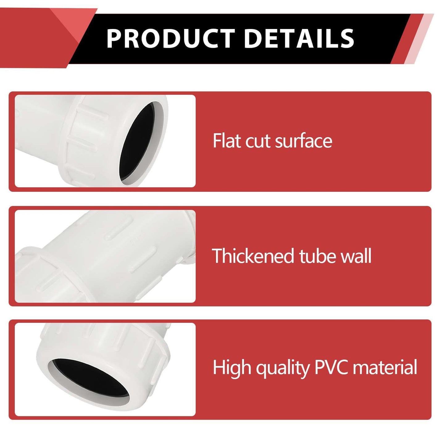 1-1/2" PVC Compression Coupling
