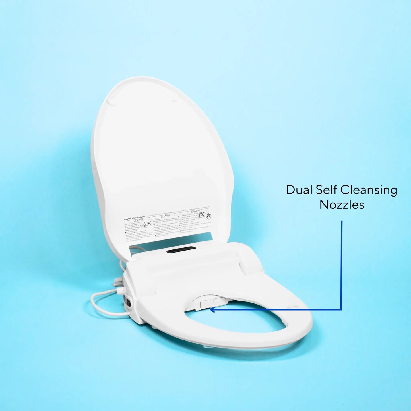 SmartWash Elongated Bidet: Electric & Remote-Controlled