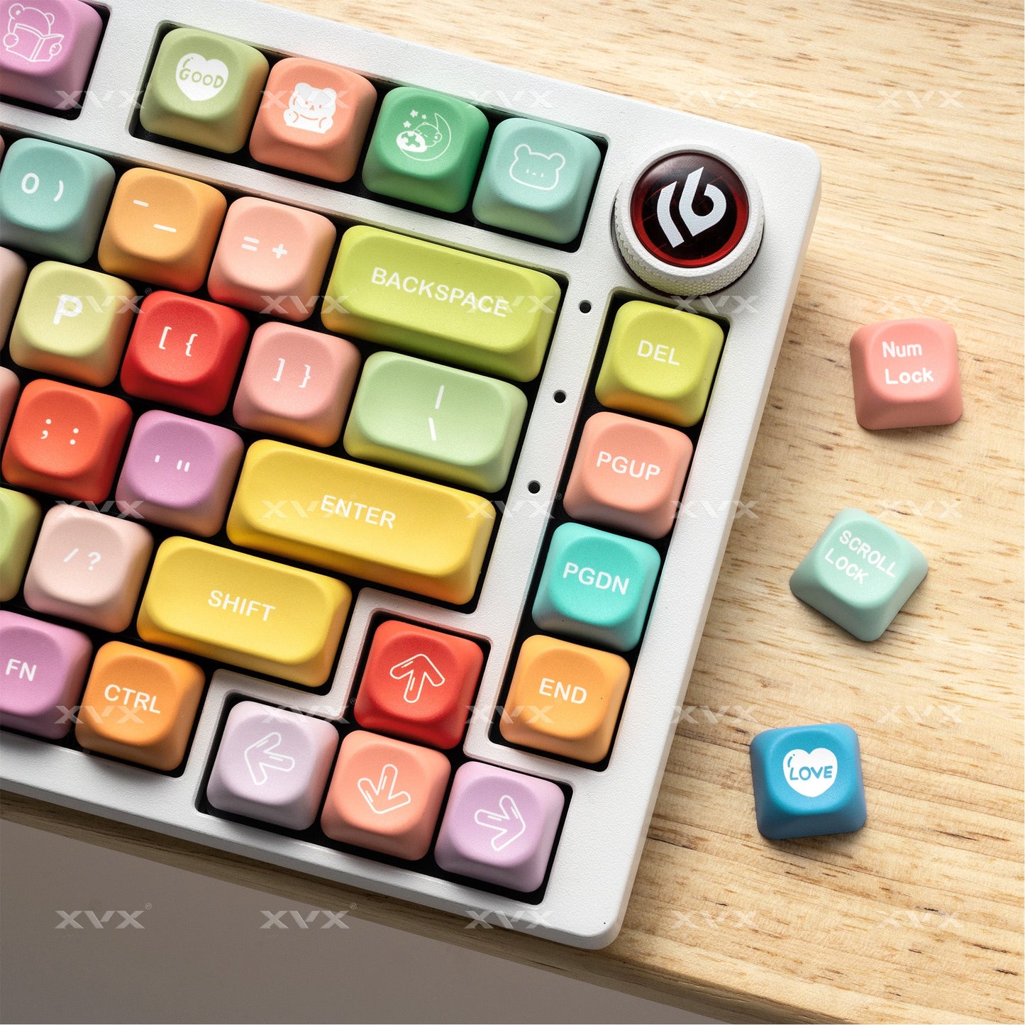 XVX CANDY MOA Profile Dye-Sublimation PBT Keycap Set