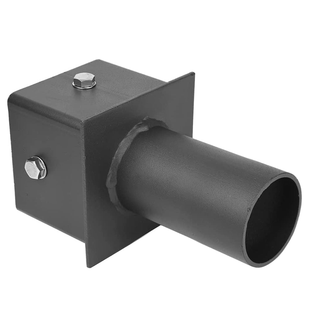Tenon Adapter for 5in Square Pole,Single Tenon for 2 3/8in Slip Fit Mount, Internal Fit for 5" Square Light Pole, Pole Adaptor for Led Shoebox Lights