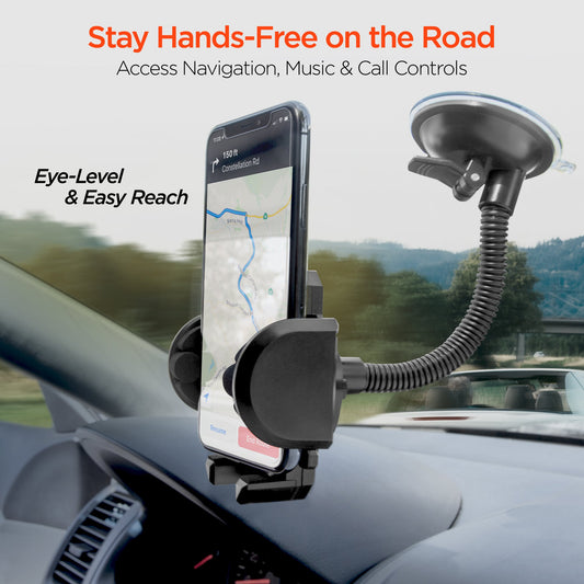 HyperGear Universal Windshield Phone Mount Black (14369-HYP)