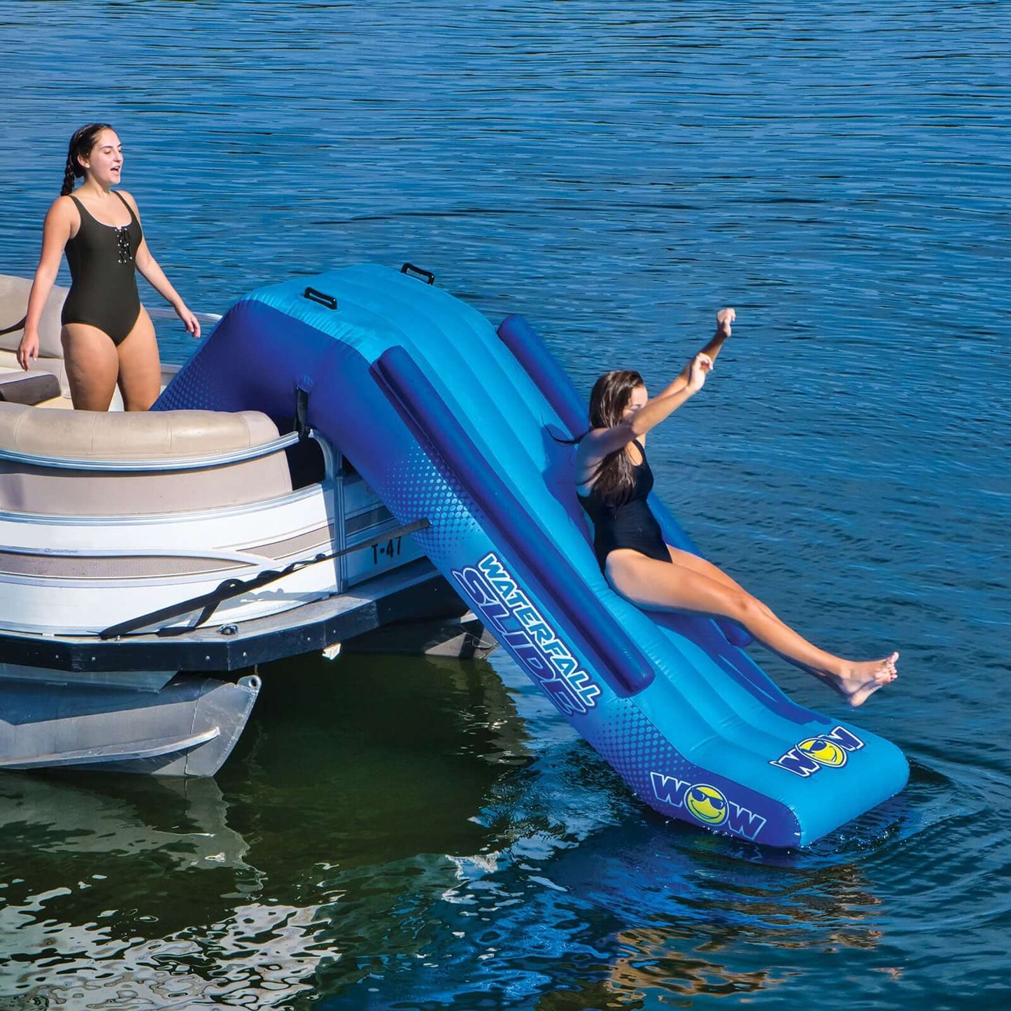 WOW Sports Pontoon Waterfall Slide (21-2070)