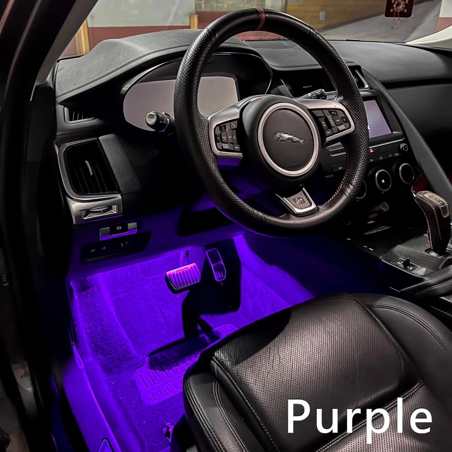 Fit for JAGUAR LED Generic Ambient Lighting Colorful Car Interior Light Footwell Lamp E-PACE F-PACE XFL XEL(Pack of 2)