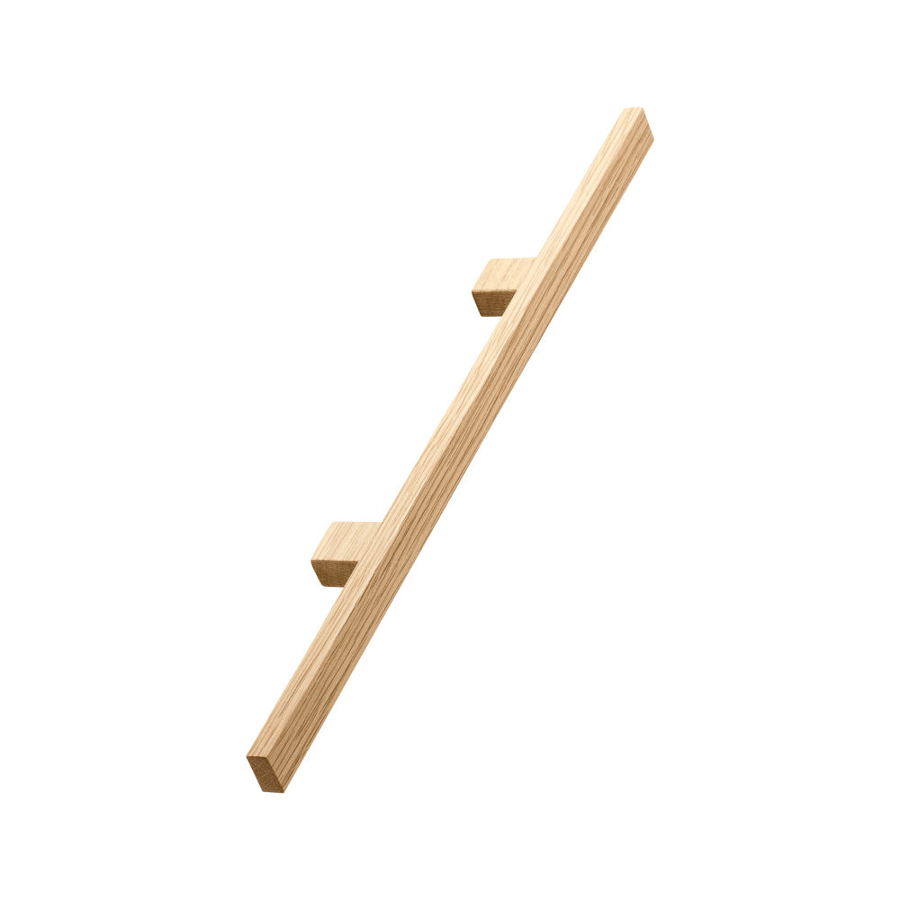 Lacquered Oak Wood "Japan" Cabinet Knob and Drawer Pulls