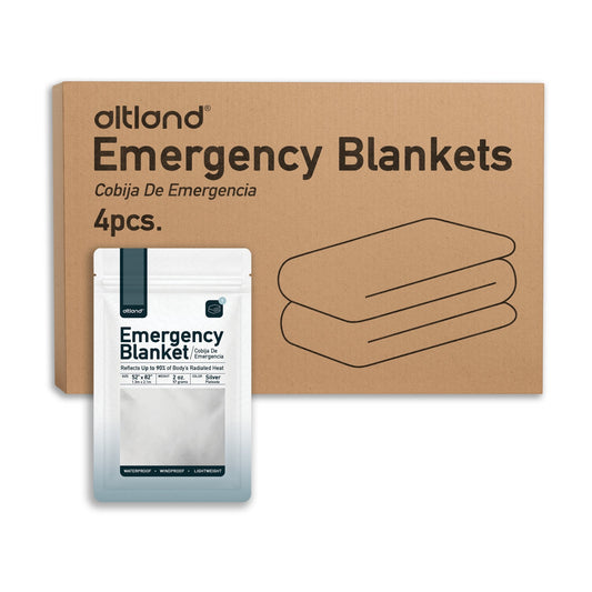 4 Pack of Emergency Blankets