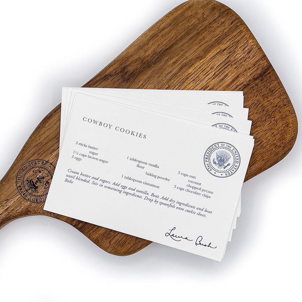 Mrs. Laura Bush Recipe Cards