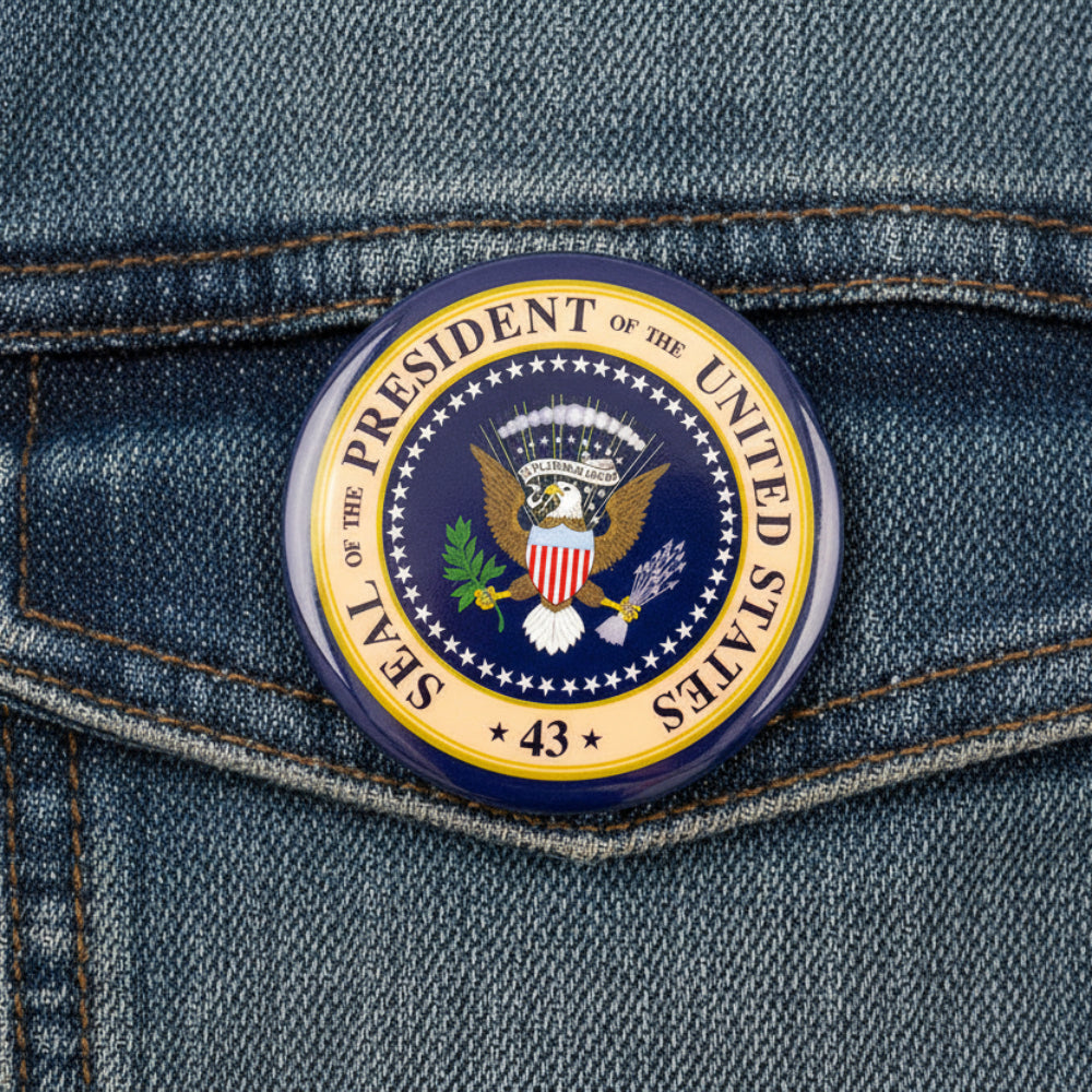 43rd Presidential Seal Button 3-inch