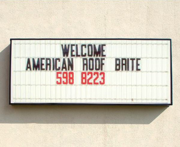 48" tall by 8ft Wall-Mount Economy Lighted Sign