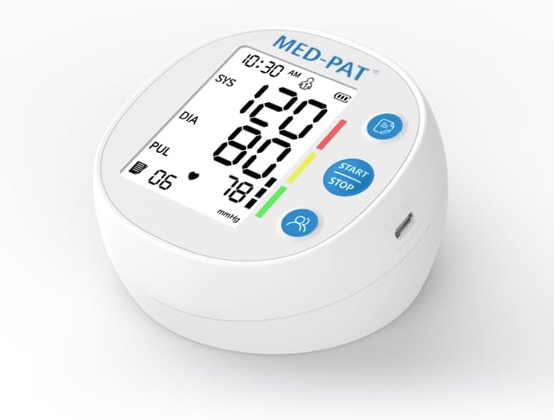 Med-Pat BP-R Round Blood Pressure Monitor | Automatic Digital BP Machine