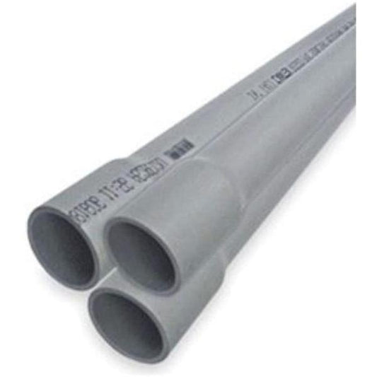 VENTRAL Electrical Wire Conduit Schedule 40 Pipe 2 PCS X 5FT PVC 1/2" Inch (0.50)
