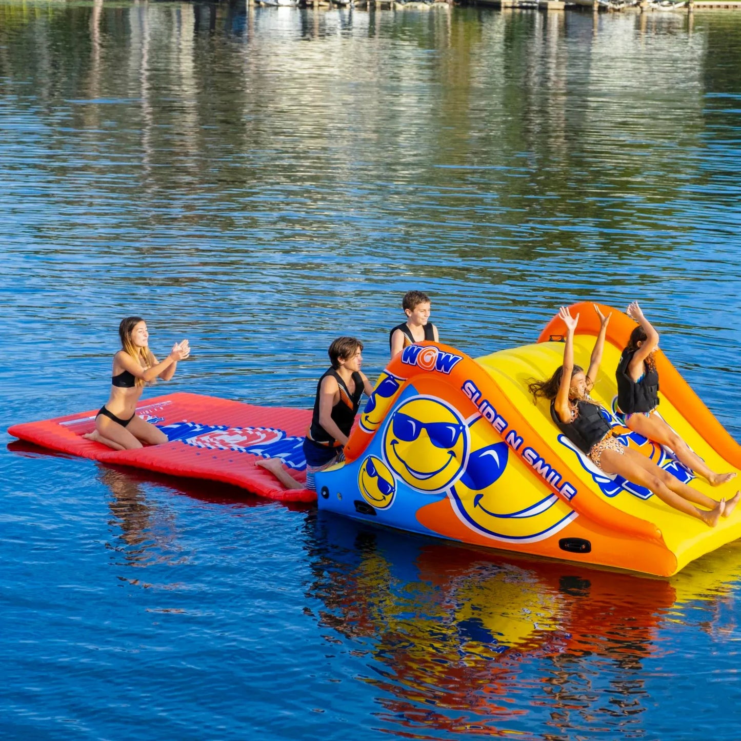 WOW Sports Slide and Water Walkway Slide N Smile Combo