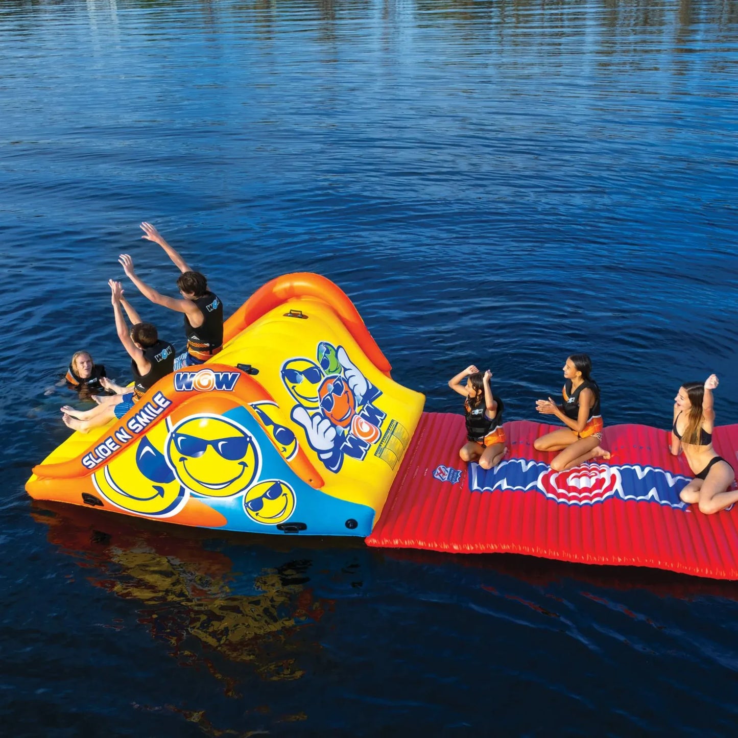 WOW Sports Slide and Water Walkway Slide N Smile Combo