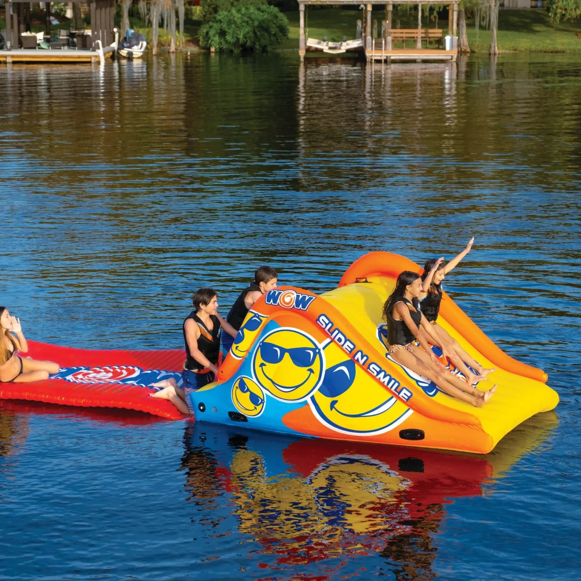WOW Sports Slide and Water Walkway Slide N Smile Combo