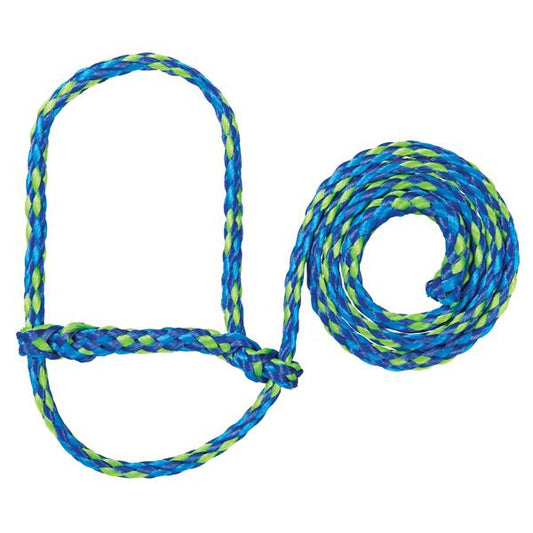 Poly Rope Halter - Sheep/Goat - blue/green/royal blue