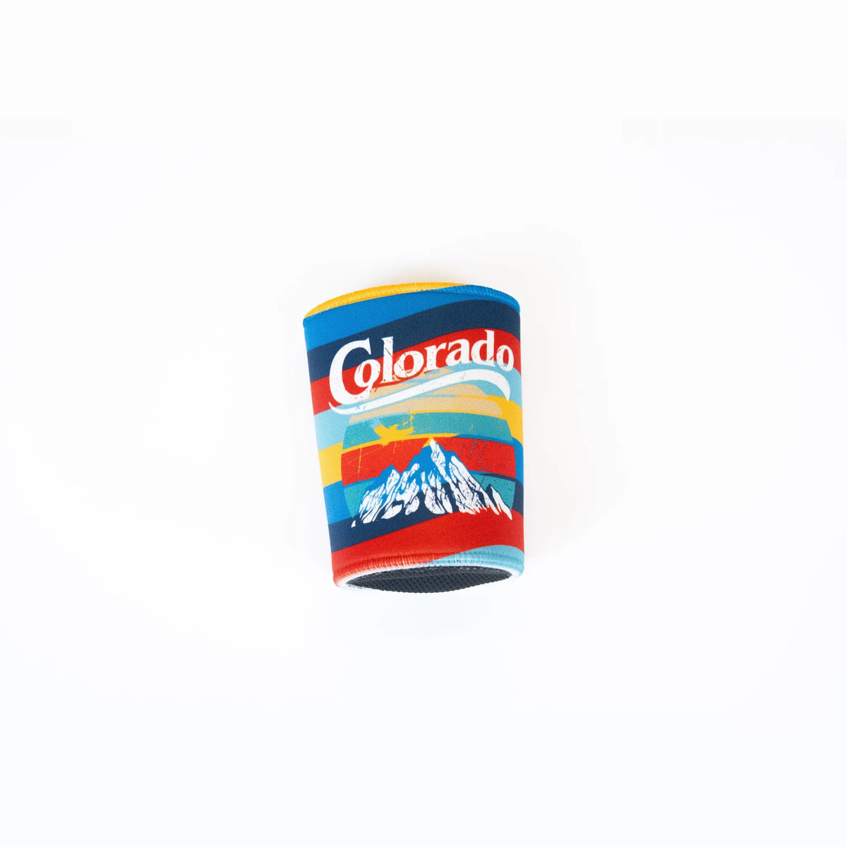 Groovy Colorado Can Koozie - 🆕 New Arrivals, All Products, Products from Colorado Threads Clothing, 🏡 Home + Garden - Little Red General Store