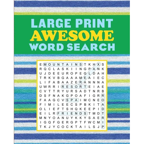 Large Print Awesome Word Search