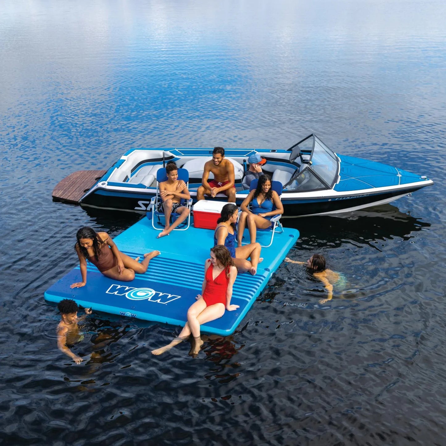 WOW Sports 8'x5'x6" Drop Stitch Vacation Station Dock