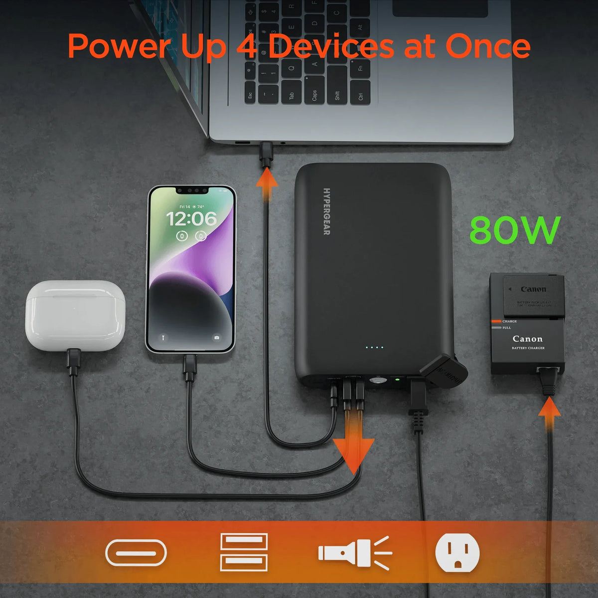 HyperGear Power Brick 24000mAh AC Laptop Power Bank - 🆕 New Arrivals, All Products, Products from Jupiter Gear Home, 🖥️ Electronics, 🖥️ Electronics Accessories - Little Red General Store