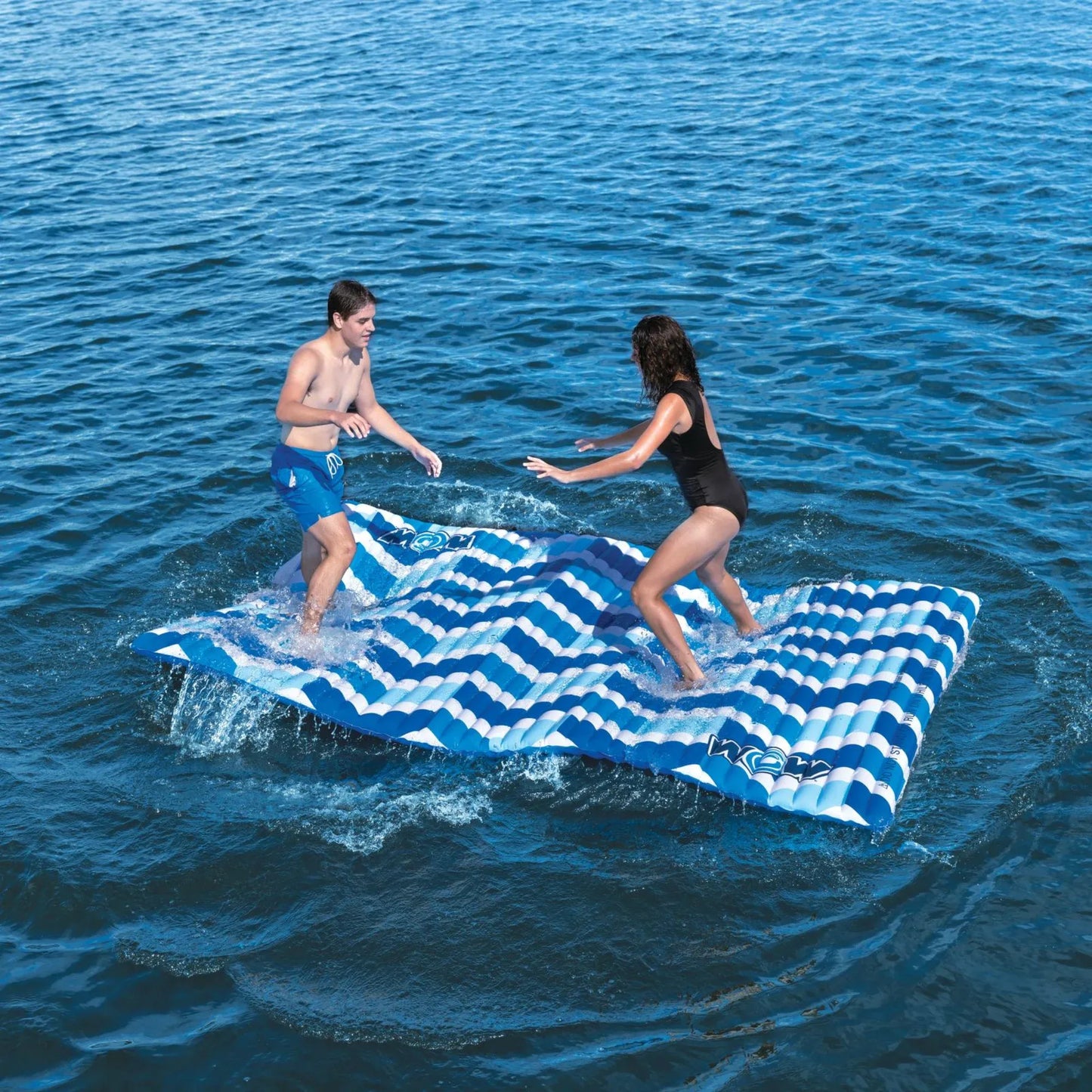 WOW Sports Blue Chevron Water Walkway