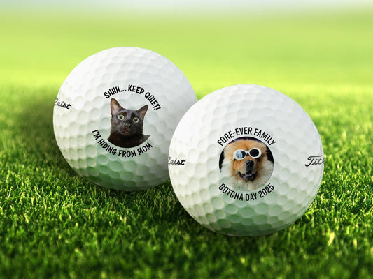 Add Your Photo & Text Golf Balls