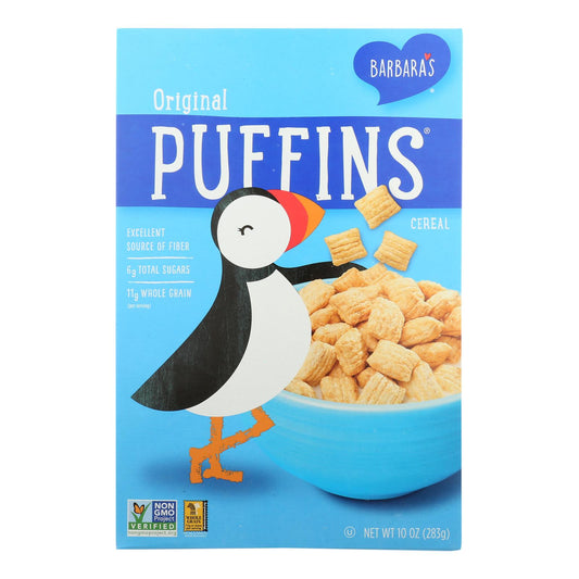 Barbara's Bakery - Puffins Cereal - Original - Case Of 12 - 10 Oz.