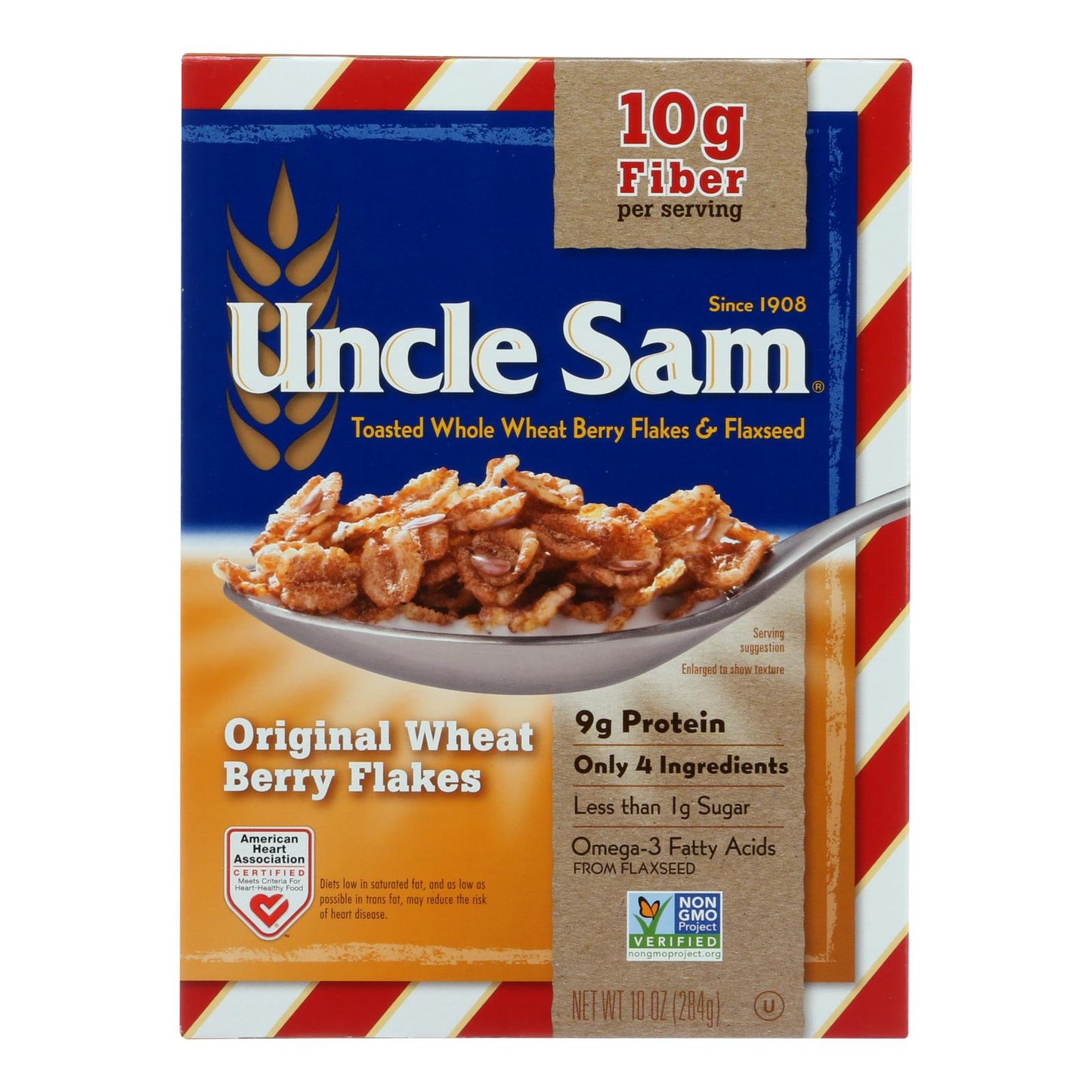 Uncle Sam Cereal Cereal - Original - 10 Oz - Case Of 12