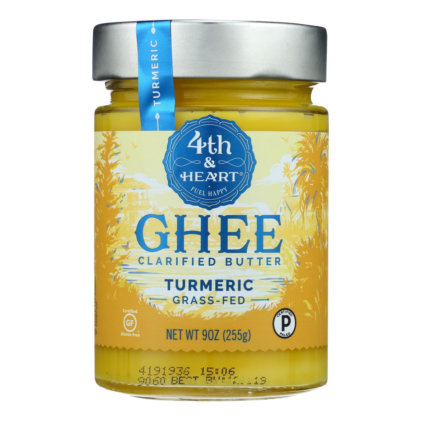 4th & Heart - Ghee - Turmeric Grass Fed - Case Of 6 - 9 Oz.