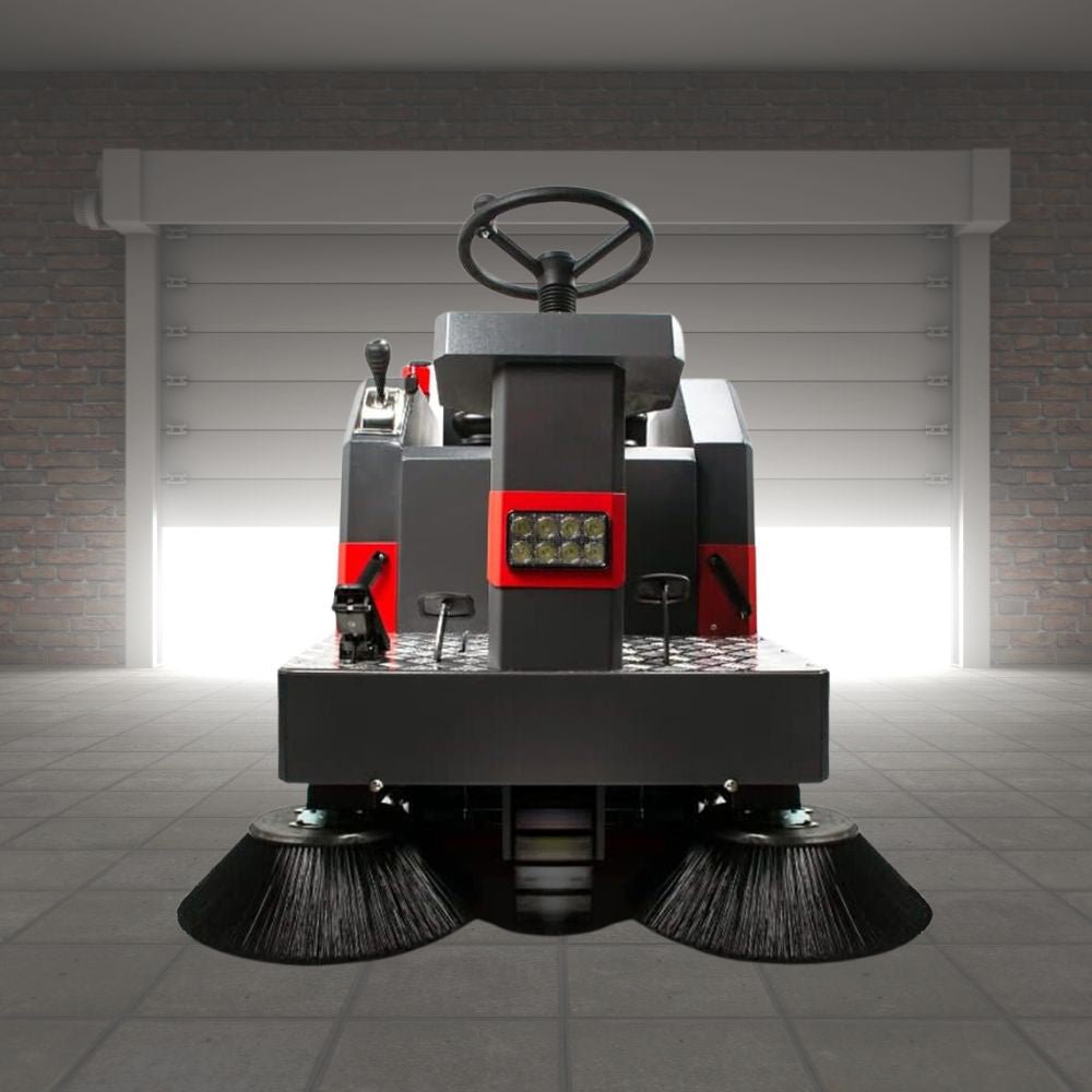 49" Heavy Duty Electric Industrial Ride-On Floor Sweeper With Dust Bin, 1400W (92718463)