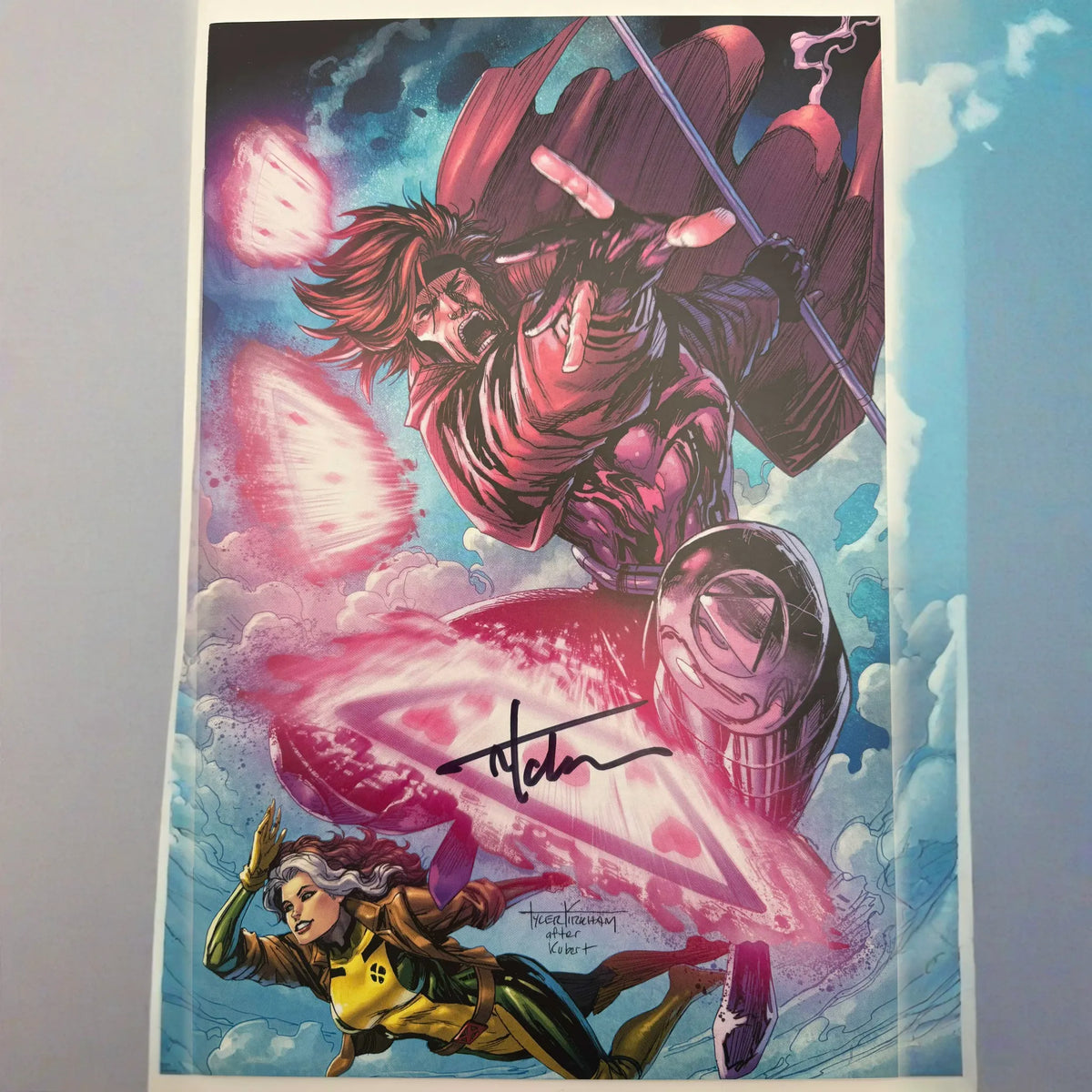 [Signed by Tyler Kirkham] UNCANNY X-MEN #266 FACSIMILE EDITION UNKNOWN COMICS TYLER KIRKHAM VIRGIN VAR [IN STOCK]