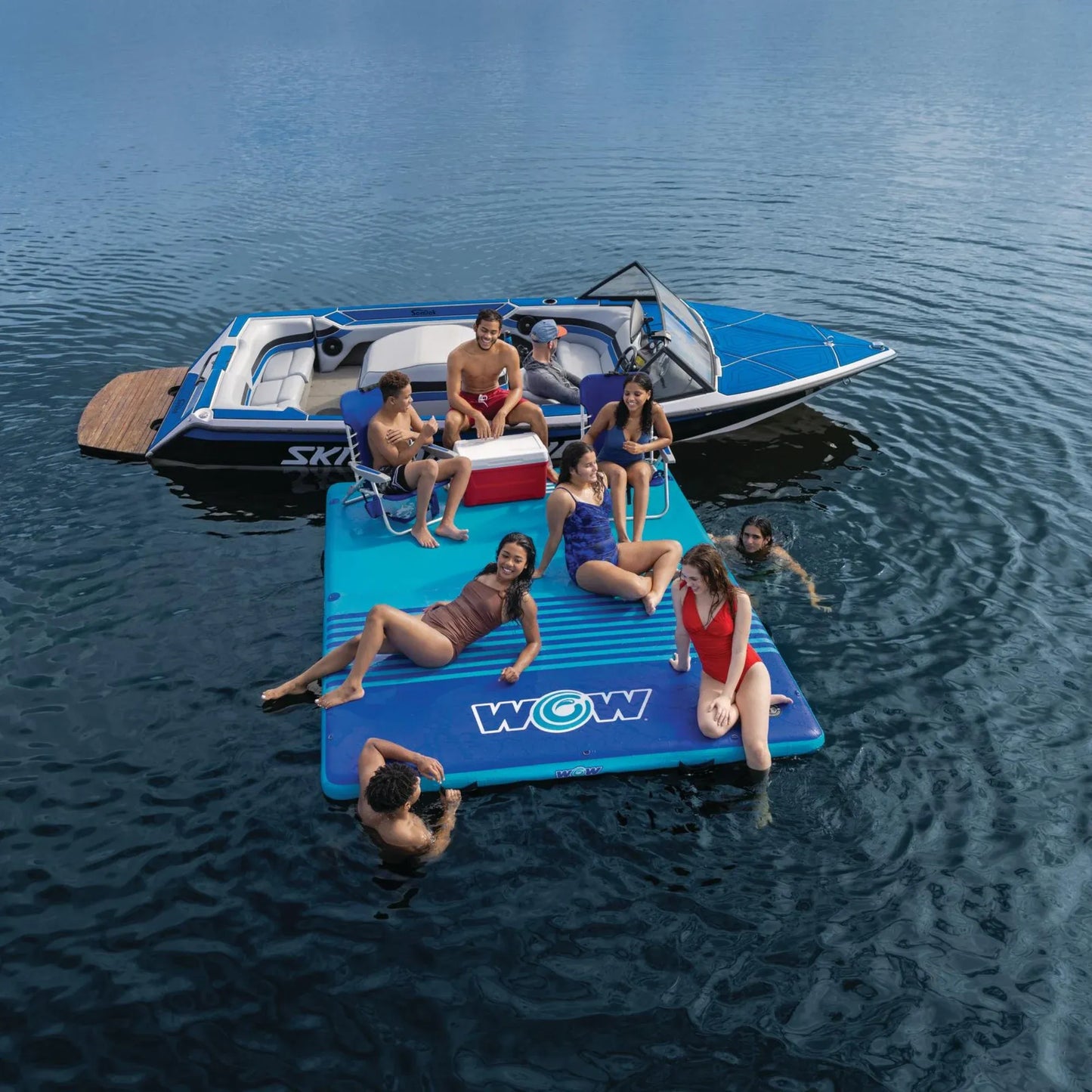 WOW Sports 10'x8'x6" Drop Stitch Vacation Station Dock