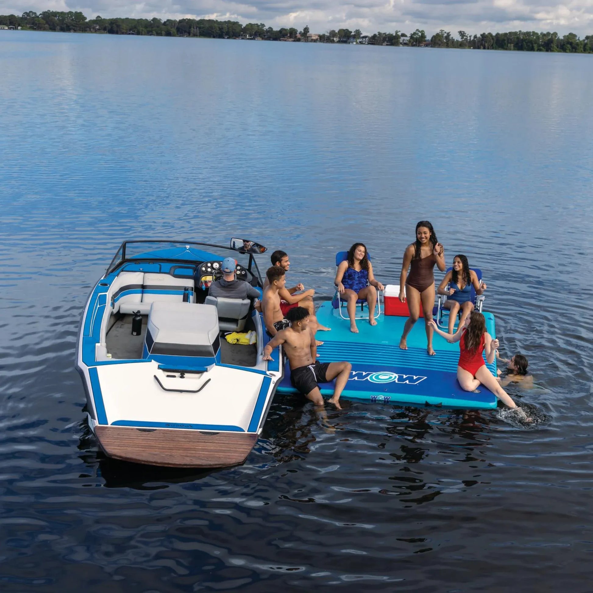 WOW Sports 10'x8'x6" Drop Stitch Vacation Station Dock