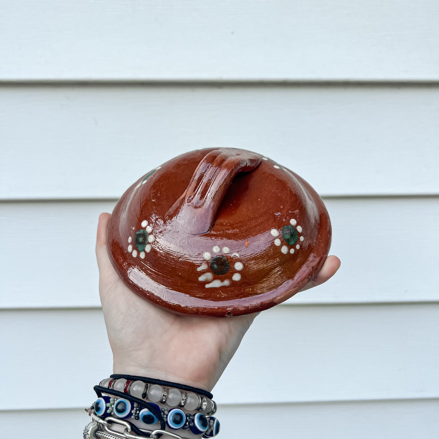 Traditional Mexican Barro Small Salsa Holder