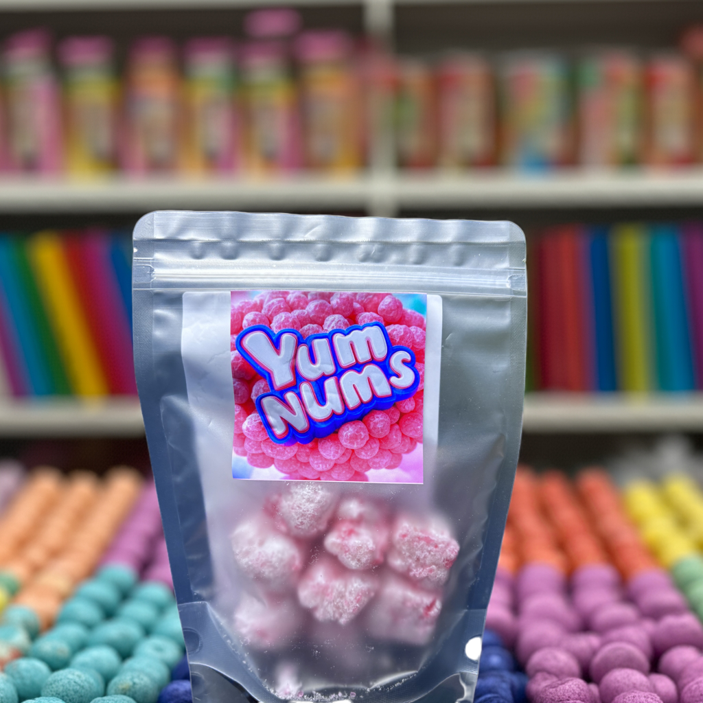 Sour YumNums – Handcrafted Freeze-Dried Sour Candy with a Crunch!
