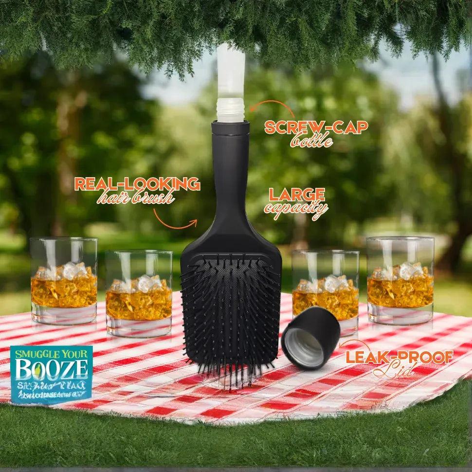 Smuggle Your Booze Brush Flask